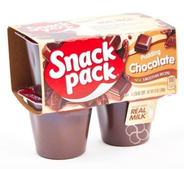 Snack Pack Chocolate Pudding 4 Cups X 3 5 Oz Lazada Ph