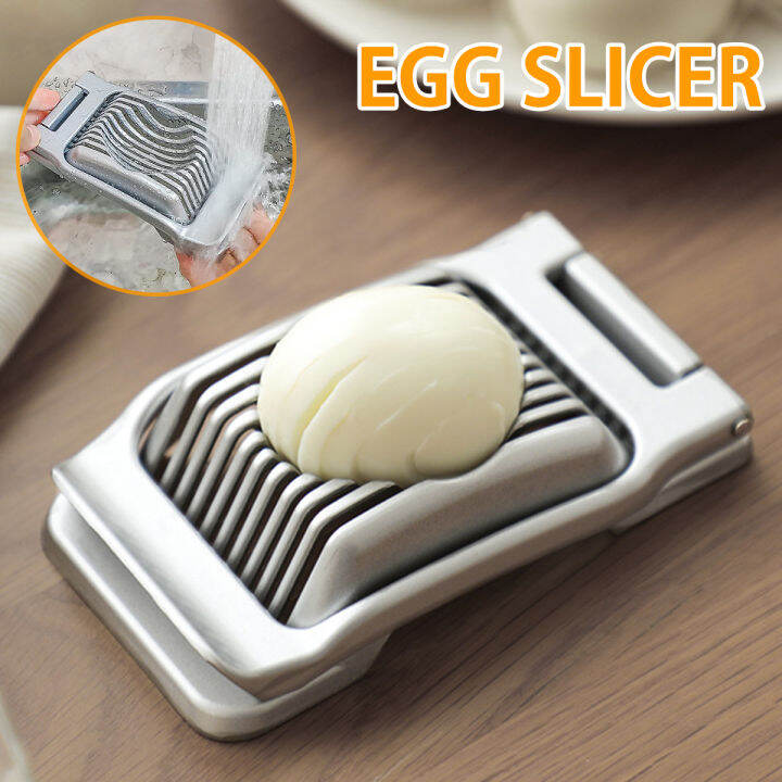 Egg Slicer Cutter Heavy Duty Aluminium Alloy Hard Boiled Eggs