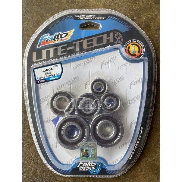 EX5 BEARING ENGINE RACING FULL SET LITE TECH FAITO FOR EX5 DREAM EX5 HIGH POWER Lazada