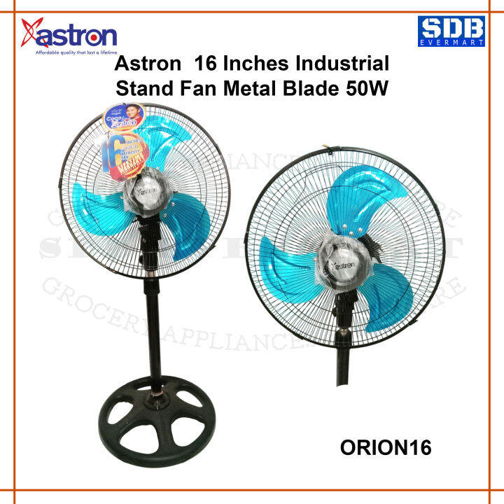 Astron Orion Industrial Stand Fan ISF SF 1645 Lazada PH