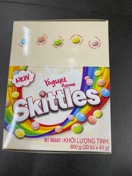Skittles yogurt candy 20x40g Lazada