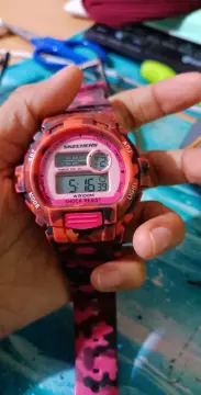 Skechers Women's Westport Quartz Metal and Silicone Sports Digital Watch