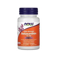 Astaxanthin Triple Strength (3×4 mg)= 12 mg 60 Veggie Softgels (Now foods)