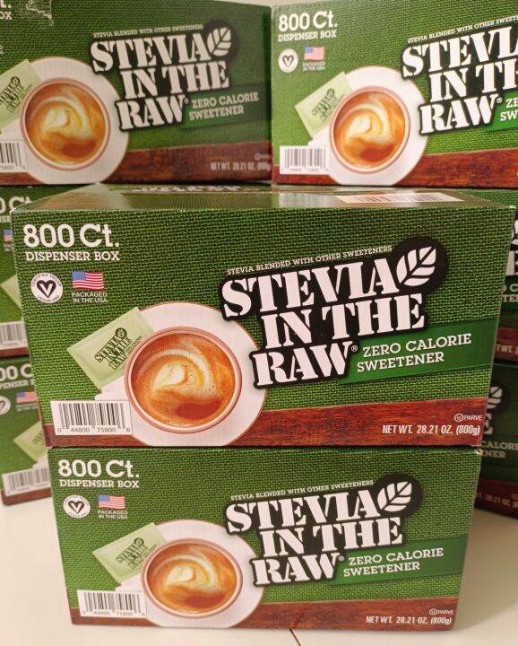 Stevia in the Raw Zero Calorie Sweetener (800 packets) Lazada PH