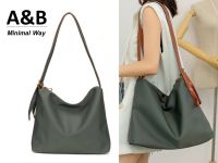 กระเป๋ามินิทอล A&amp;B Minimal Shoulder Bag กระเป๋าผ้าโพลีเอสเตอร์ มินิมอลสุด ๆ ระยะปรับสายได้ยาวสุด 43cm. สั้นสุด 37 cm.