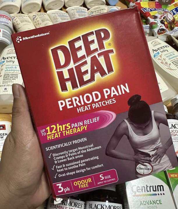 Deep heat period pain 3pack Lazada PH