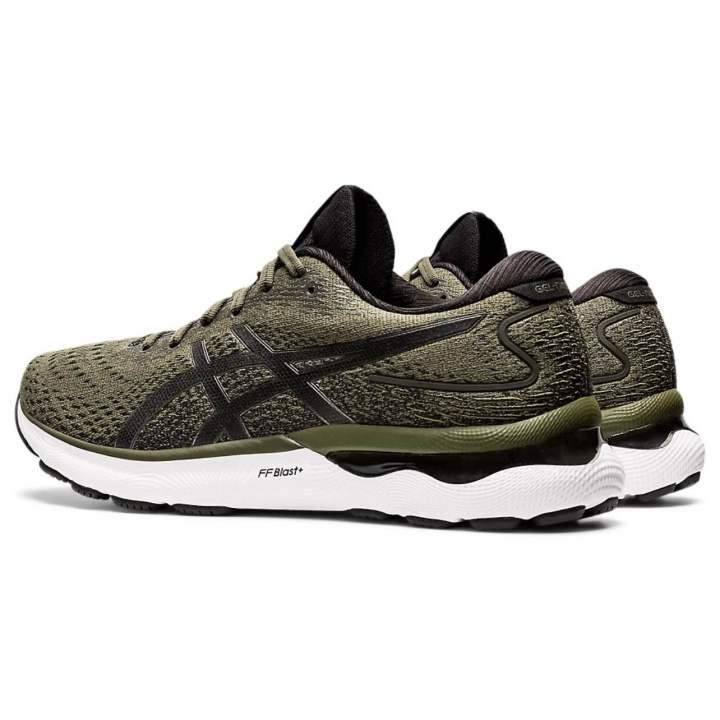 รองเท้าวิ่งชาย-asics-gel-nimbus-24-สี-olive-1011b359-300-ของแท้-มือ-1-พร้อมกล่อง