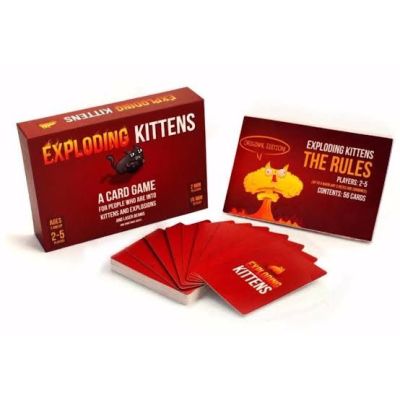KIDDOOZY EXPLODING KITTENS แมวระเบิด(แดง) บอร์ดเกม