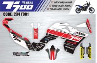 สติกเกอร์ YamahaT700 รหัส 234 T001