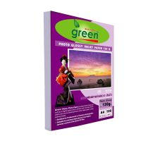 130แกรม​ Greeninkjet​ Glossy Photo Paper​ กรีนอิงค์เจท​ เปเปอร์​ กระดาษโฟโต้ ผิวมัน Glossy Photo Paper A4