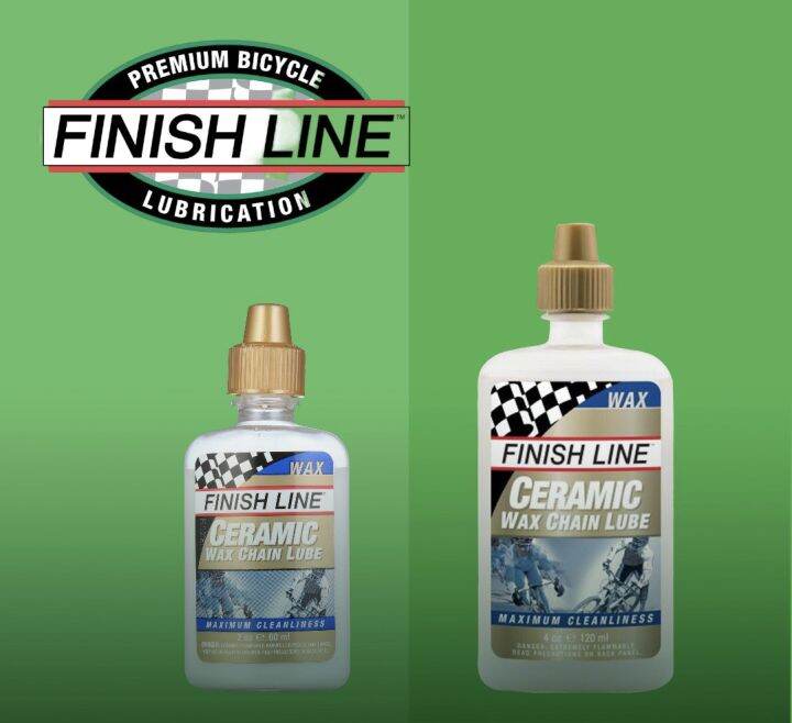 Finish Line Ceramic Wax Chain Lube bicycle premium chain lubes 60ml
