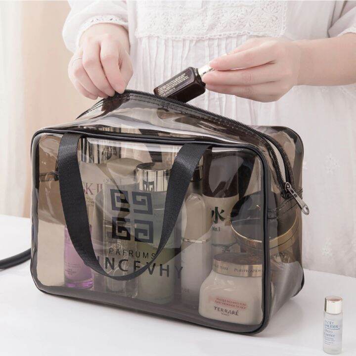Transparent PVC cosmetic bag, waterproof bag, outdoor travel storage