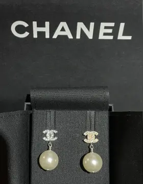 SOLD FOR SALE DOUBLE C CLASSIC CHANEL EARRINGS GOLD  Branded Singapore