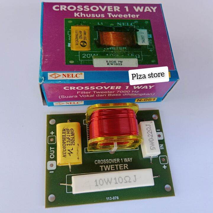 KIT CROSSOVER TWEETER 1 WAY CROSS OVER TWEETER TWITER TWETER KIT
