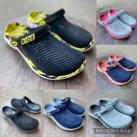 Crocs LiteRide Clog รองเท้าคร็อคส์รุ่นฮิตได้ทั้งชายหญิงรองเท้าแตะ Crocs ผลิตจากยางอย่างดีนิ่มเบาไม่ลื่นใส่สะอาดเท้า