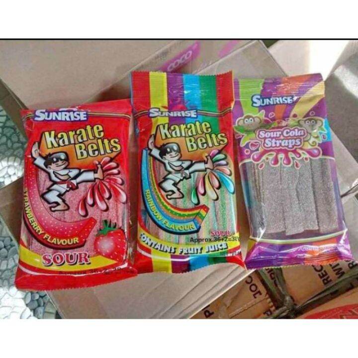 karate belt sour belt chewy gummy sunrise | Lazada PH