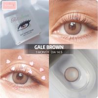 ?GLITZLENS GALE BROWN คอนแทคเลนส์รายเดือน แก้ตาลอย ตาหวานปนเซ็กซี่