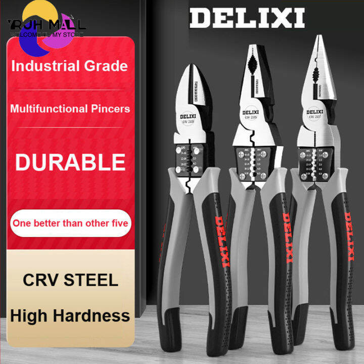 Wire Pliers DELIXI Cutter Original 7/9 Inch Genuine Tousen Military Multifunctional Special