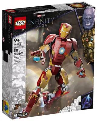 LEGO MARVEL The Infinity Saga Iron​ Man​ Figure 76206 ตัวต่อเลโก้ ไอรอนแมน