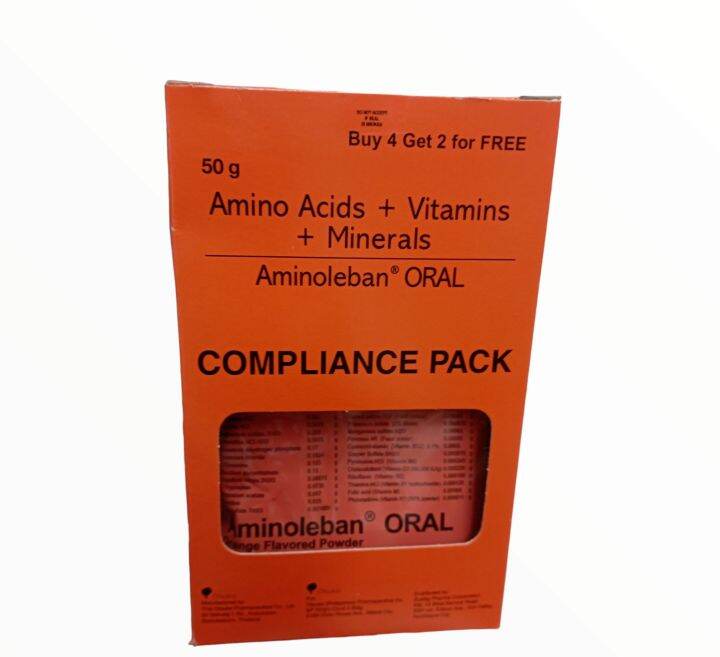 AMINOLEBAN ORAL POWDER compliance pack Lazada PH