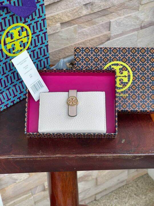 งานช็อป 💕Tory burch walker accordion card case Lazada.co.th