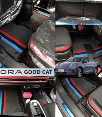 พรมรถยนต์ Ora Good Cat หนังเกรดพรีเมี่ยม หนา13มิล(สีสันมากสุก35สี)