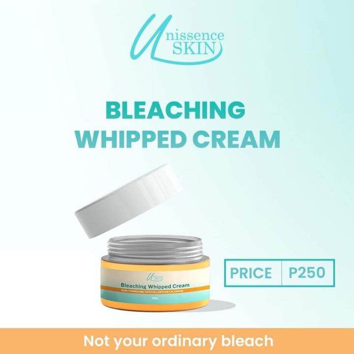 Unissence Skin Bleaching Whipped Cream Lazada PH