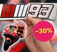 Sticker MM93 (Marc Marquez) สติ๊กเกอร์นักแข่ง MotoGP นักแข่งอันดับ 1 ของโลก