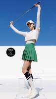 GTA กระโปรงกอล์ฟสไตล์เกาหลี Golf Women Unblanced Pleats Skirt