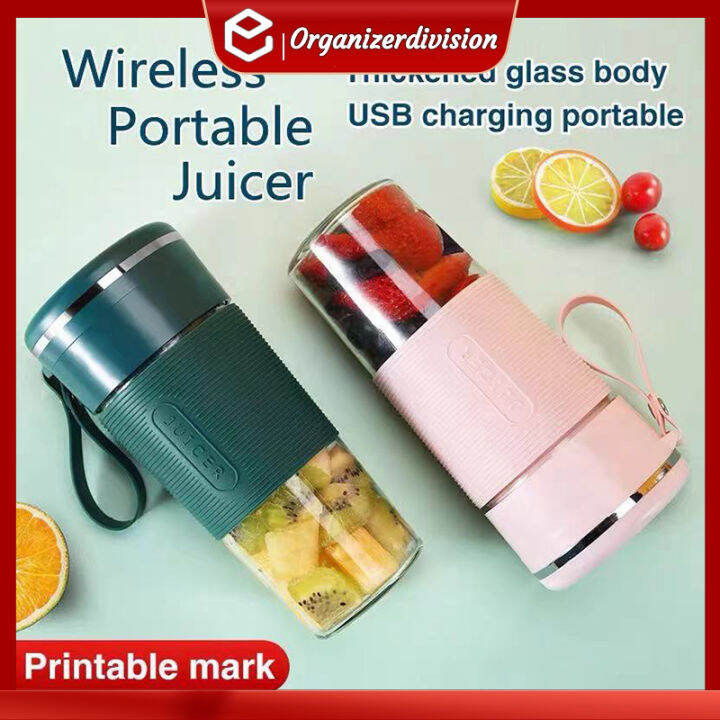 Portable Juicer Blender Fruit Shake Tumbler and Blender Electric Mixer
