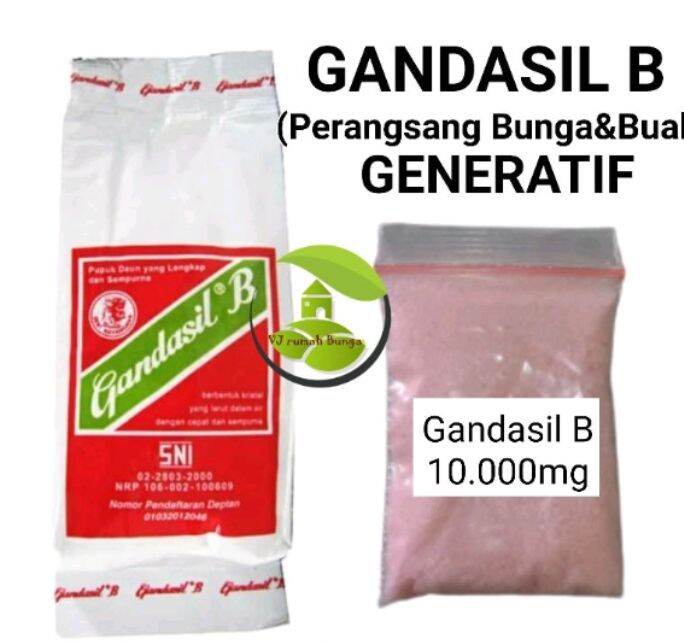 Pupuk Gandasil B Buah Dan Bunga Generatif 10 Gram | Lazada Indonesia