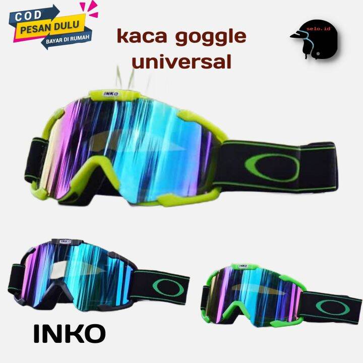 KACA HELM MOTOR TRAIL CROSS KACAMATA GOOGLE CROSS INKO PNP UNTUK SEMUA ...
