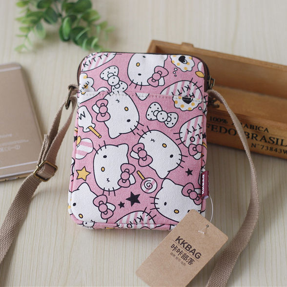 Cartoon Cloth Bag Children Hellokitty Bag Girls' Messenger Bag Mini ...