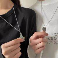 สร้อยคอคู่รัก สร้อยคู่ ใส่คู่แฟนจี้ลายการ์ตูน couple necklace