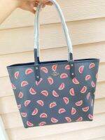 กระเป๋าสะพาย กลับด้านได้ Reversible City Tote With Watermelon Print รหัส 2779 สี Midnight Multi แท้100%