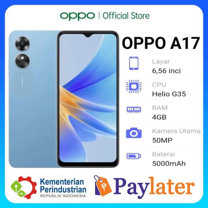 OPPO A17 NEW RAM 4/64 | Lazada Indonesia