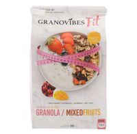 กราโนไวบ์ส ฟิต กาโนล่ารสผลไม้รวม Granovibes Fit Granola Mixed Fruits 300g