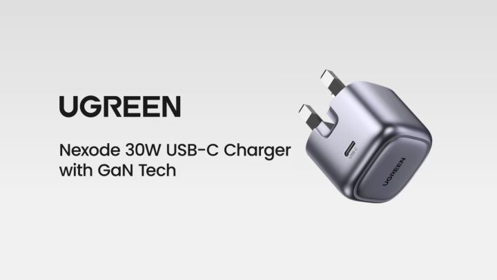 Ugreen Nexode GaN 30W USB C Charger Fast Charge Compatible for iPhone 14 Pro  Max