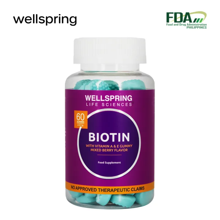 Wellspring Biotin Gummies for Hair Skin Nails With Vitamin A & E Vitamin Gummy Vitamin Gummies Mixed Berry Flavor Natural Hair Growth Vitamins Hair Growth and Thickness Maximizer | Lazada PH Wellspring Biotin Gummies for Hair Skin Nails With Vitamin A & E Vitamin Gummy Vitamin Gummies Mixed Berry Flavor Natural Hair Growth Vitamins Hair Growth and Thickness Maximizer | Lazada PH