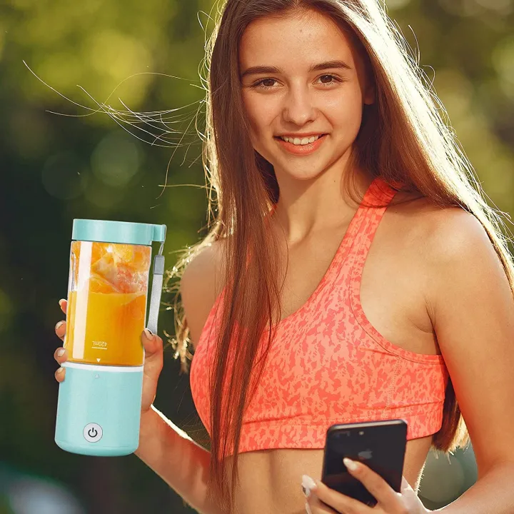 Waterproof Personal Small Fruit Mixer TypeC Rechargeable Take and