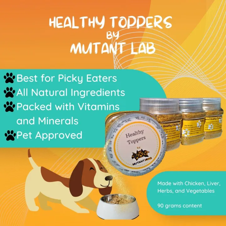 MUTANT LAB HEALTHY CHICKEN TOPPERS FOR PICKY EATERS + DOGS AND CATS
