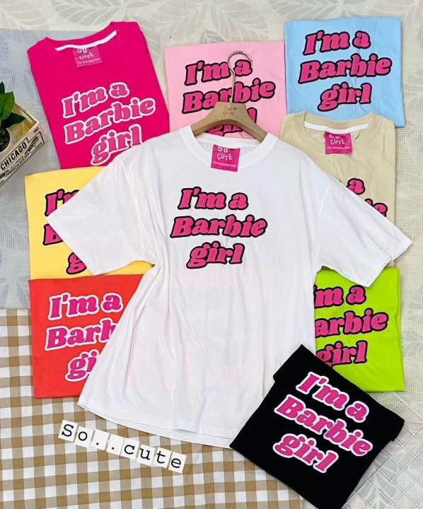 พร้อมส่ง-เสื้อยืดโอเวอร์ไซส์-ลายข้อความ