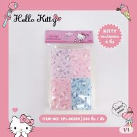 ฟองน้ำ+ใยขัด ฟองน้ำลาย Hello Kitty ฟองน้ำล้างจาน ฟองน้ำอเนกประสงค์ (Spong with white scrub) 4ชิ้น/แพ๊ค ลิขสิทธิ์แท้ สินค้าพร้อมส่ง