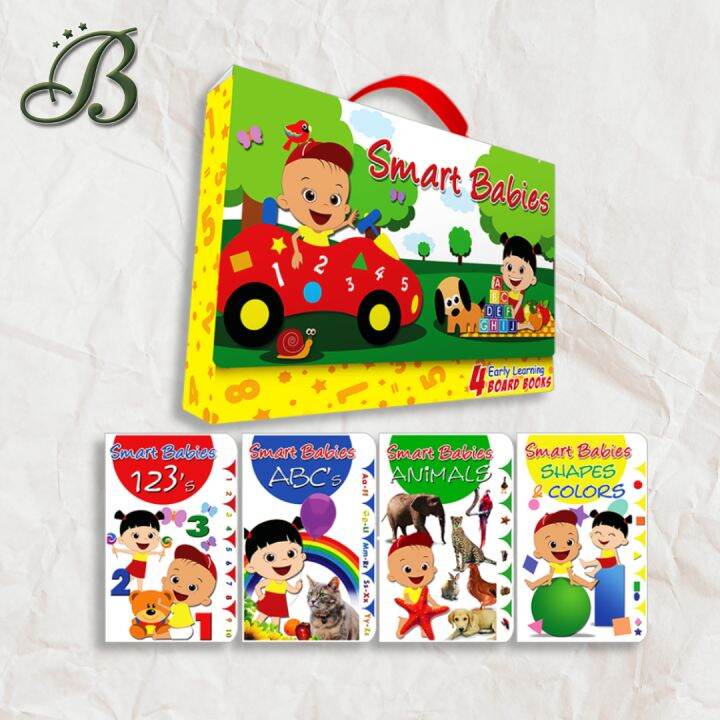 Smart Babies Early Learning Board Books with Carry Case Lazada PH