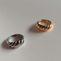 A.piece แหวน [stainless steel] pretzel ring