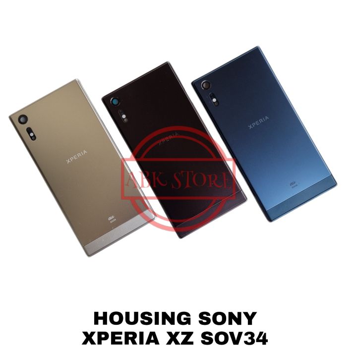 HOUSING SONY XPERIA XZ SOV34 BACK CASING KESING ORIGINAL FULLSET