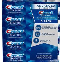 Exp.2025 Crest 3D White advanced whitening 5.2 OZ (147 g) 1 Pack ยาสีฟันนำเข้าจากอเมริกา?