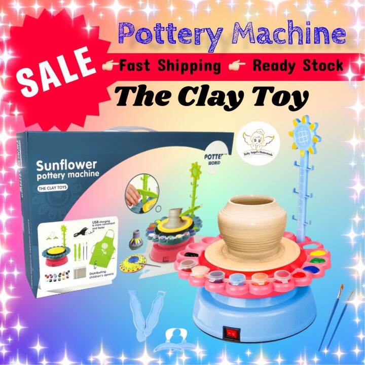 Educational Creative DIY Studio Artist Easy Spin Ceramic Machine