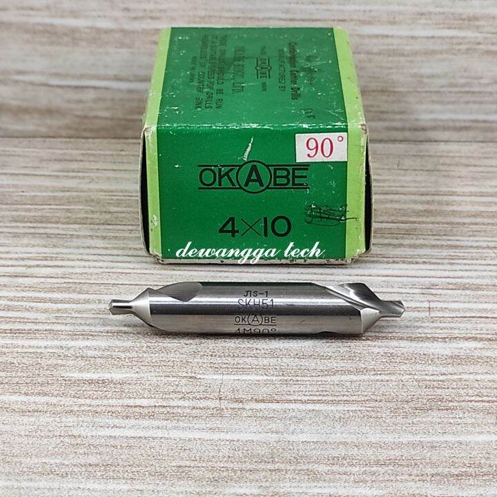 OKABE CD 4x90x12 center drill 4mm x 90 x 12mm Japan mata bor awalan Lazada Indonesia