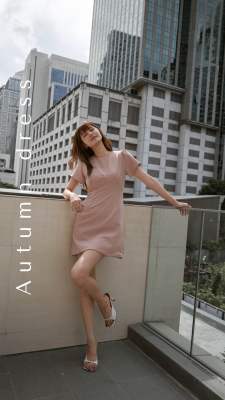 Autumn dress [ สินค้าพร้อมส่งค่ะ ]